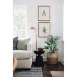 24 inch Calatheas Orbifolia Goeppertia Orbifolia Plant Tropische Faux Groene Plant Arrangement in Pot voor Home Garden Office Decoratie
