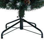 Künstlicher Weihnachtsbaum Schlank Tannenbaum Christbaum Dekobaum, Weihnachtsschmuck Weihnachtsdeko, 150 LEDs 150 cm
