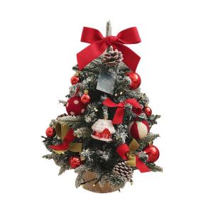 Tisch-Weihnachtsbaum, Mini-Weihnachtsbaum für den Schreibtisch mit Lichtern, dekorativer Kleiner Weihnachtsbaum, Weihnachtsdekoration für die, Style B