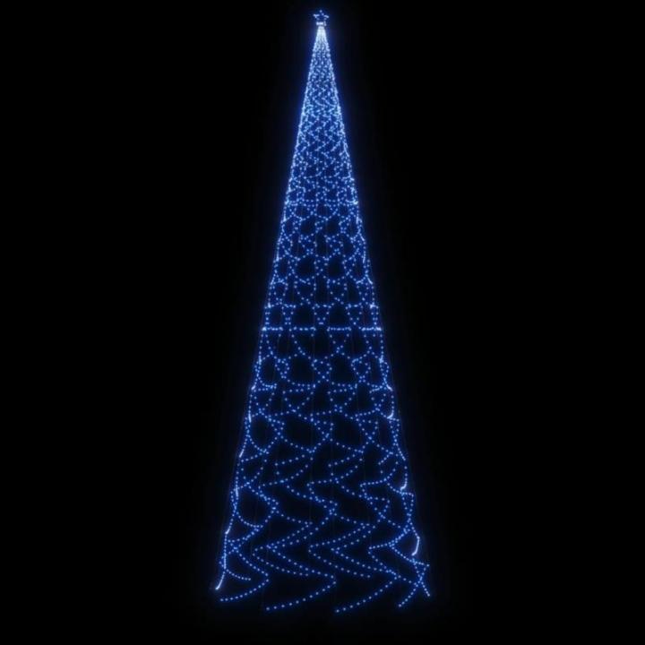 LED-Weihnachtsbaum mit Erdnägeln Tannenbaum Lichterbaum Weihnachtsdeko Beleuchtung Außen Beleuchtet Lichterkette Blau 3000 LEDs 800 cm