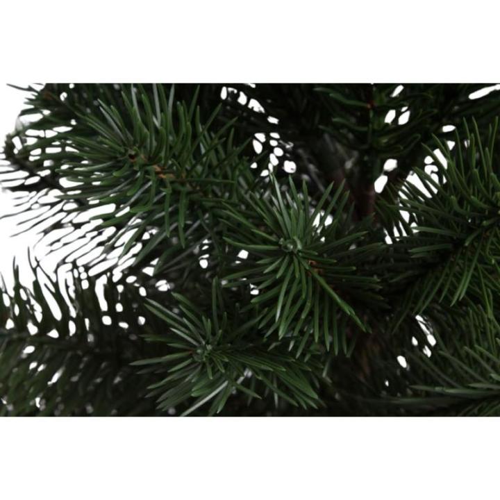 Kunstkerstboom Karpaten in bruine kunststof pot, ca. 50 cm totale hoogte