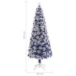 Künstlicher Weihnachtsbaum mit Beleuchtung 210 cm Glasfaser Christbaum Kunstbaum Dekobaum Tannenbaum Weihnachten Künstlicher Weihnachtsbaum für Weihnachtsdeko