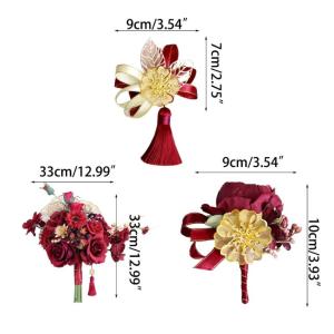 Hochzeitssträuße für die Braut, Brautjungfer, Brautsträuße, Hochzeitsblumenstrauß