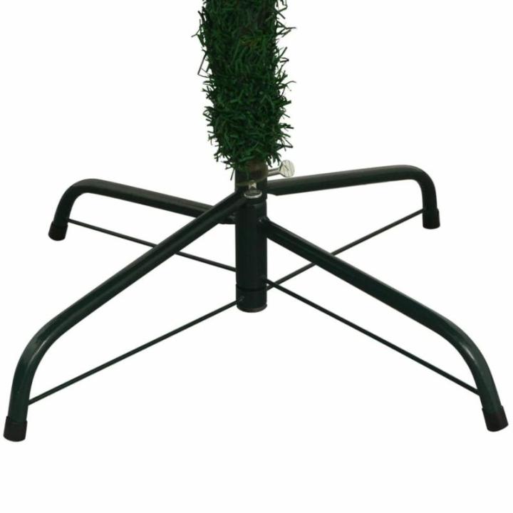 Künstlicher Weihnachtsbaum Beleuchtung Kunstbaum Weihnachten Christbaum Tannenbaum Künstlicher Weihnachtsbaum mit Ständer für Weihnachten DekorationKugeln L 240 cm Grün