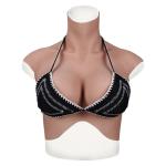 Borstprothese Siliconen Gevuld D Cup Realistische Huid Natuurgetrouwe Fake Breasts Zachte Siliconen voor Crossdresser Transgender Cosplay Drag Queen 1 Aziatisch Geel