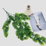 Monstera Kunstplant om op te hangen, 2 stuks, 74 cm, hangende om op te hangen, Monstera, kleine bladeren, hangplanten voor binnen en buiten, decoratie