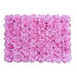 1 stuk 40 cm x 60 cm bloemenwandpaneel, , wandpaneel, bloemen, achtergrond, voor bruiloft, verjaardag, feest, woondecoratie, wanddecoratie, donkerroze E
