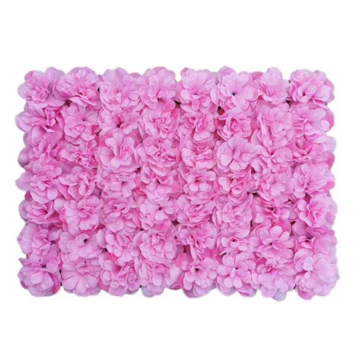 1 stuk 40 cm x 60 cm bloemenwandpaneel, , wandpaneel, bloemen, achtergrond, voor bruiloft, verjaardag, feest, woondecoratie, wanddecoratie, donkerroze E