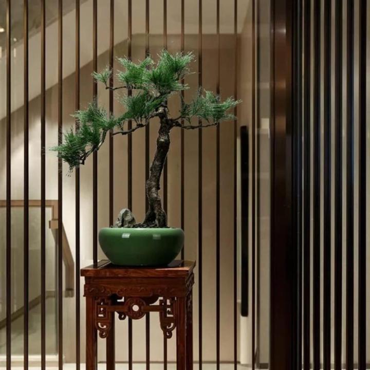 Kunstblumen Künstliche Topfpflanze in Keramikvase – Elegante Tischdekoration, 65 x 40 x 65 cm – ideal für Wohnzimmer, Arbeitszimmer für jeden Anlass