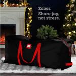 Weihnachtsbaum-Organisator, Große Weihnachtsbaum-Aufbewahrungstasche, 600D-Oxford-Stoff, künstliche Weihnachtsbaum-Aufbewahrungstasche(S Black)