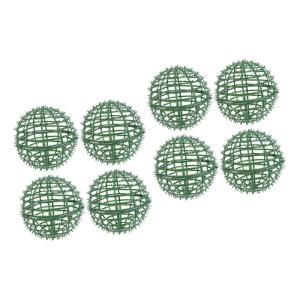 2 Sätze Blumenarrangement Topiary-baumrahmen Buchsbaum Formschnitt Topiary Sphäre Rahmen Kugelblumenregal Gestell Topiary-käfig Plumeria-Pflanzen Grünzeug Plastik Green 4 Stüc