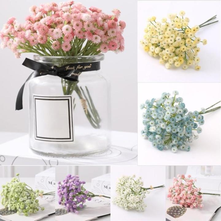 Künstliche Schleierkraut Seidenblumen, lebensechte Blüte, allergiefreundliches Geschenk (Rosa)