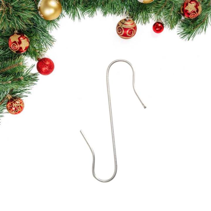 150 stuks kogelhangers, S-haken in zilver, S-haken, kleine snelhangers voor kerstboomversiering, dubbele haken voor kerstboom, perfect voor kerstbal, decoratieve hangers, herbruikb