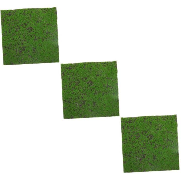 3st Künstliches Künstliches Moos Dekorativer Rasen Landschaftsdekor Landschaftsgestaltung Dekorative Requisite Gefälschte Grasmatte Glasflasche Chemische Faser Kunstrasen