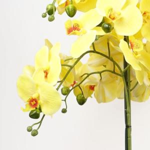 Realistische künstliche Orchideenpflanzen, vollständig getopft