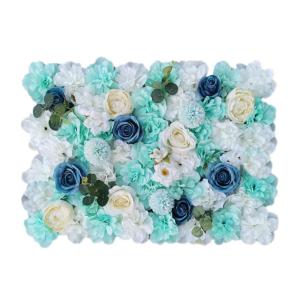 1 stuk 40 cm x 60 cm bloemenwandpaneel, , wandpaneel, bloemen, achtergrond, voor bruiloft, verjaardag, feest, woondecoratie, wanddecoratie, blauw A