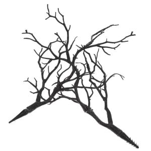 2st Halloween-Dekoration Äste Künstlicher Trockener Pflanzenzweig Vasenfüller Geweihzweige Landschaft Getrocknete Zweige Kleiner Dekorativer Zweigzweig Halloween-Baum Plastik Bl