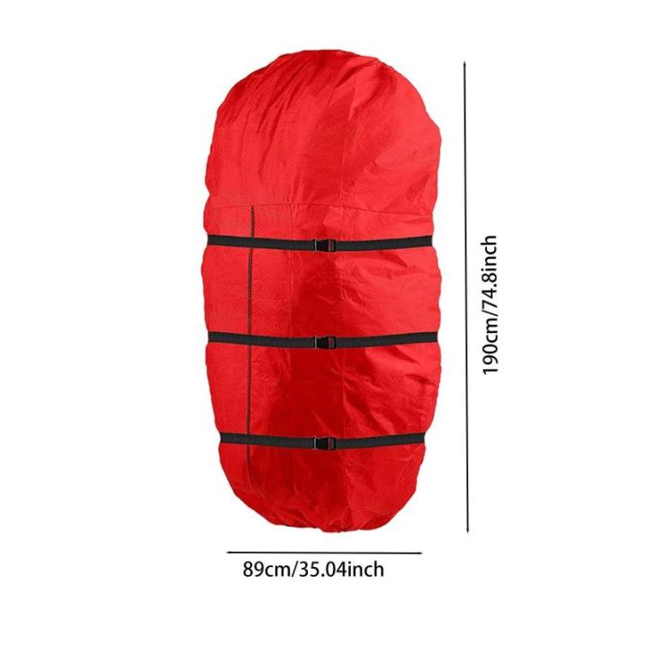 Weihnachtsbaum Aufbewahrungstasche für Stehende Bäume Ohne Ständer, Rot 89 Cmx190 cm