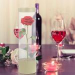 Bloem Display Box Bloem Rozen Verpakking Cilinder Box met handvat Deksel Bloemen Opstelling Box Bloemisten Geleverd voor Home Shop Licht Geel