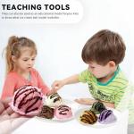 Künstliche Eisportionierer, realistische Simulation, Nachahmung, gefälschte Lebensmittel, Desserts, Modellnachbildung, gefälschte Eiskugeln, Fotografie-Requisite für Zuhause, G