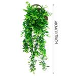YGSAT 2 PCS Hanging Garland Vine Flower Trailing Bracket plant| Artificial Ivy|Artificial Flowers Fake Wisteria Office Decoration Home Decoration Party Decoration Wedding Decoratio