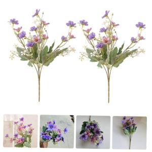2st Künstlicher Gänseblümchen-strauß Blumendekor Künstliche Blumengirlande Dekorativer Blumenstrauß Blumenstraußverzierung Für Den Haushalt Künstlicher Blumenstrauß Color