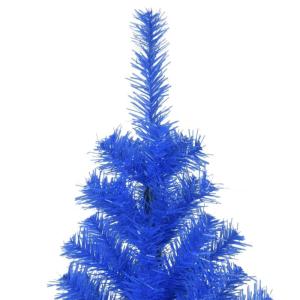 Künstlicher Weihnachtsbaum mit Ständer 180 cm H Unechter Tannenbaum Christmas Tree Feiertagsdekoration Weihnachten Dekoration Weihnachtsbaum Hoch PVC&Stahl Blau