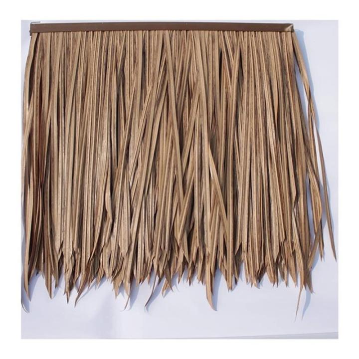 ZJGZDCPHDPB Palm Thatch Roll Künstliche Stroh Kunststoff Künstliche PVC Holzhaus Pavillon Fake Stroh Natürliche Dachdekoration Feuerfest Und Flammenhemmend Thatch Roll（Farbe:g
