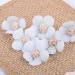 80 stuks kunstmadeliefjes, bloemkelken, , kleurrijke bloemkelken, mini zijden bloemen voor het knutselen, scrapbooking, bruiloften, feesten, woondecoratie - willekeurige kleuren