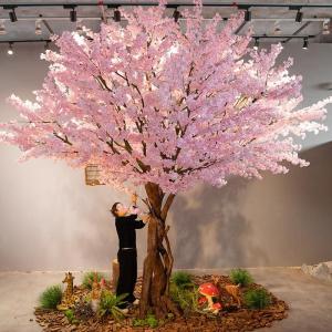 Künstlicher Baum, Kirschblütenbaum, Simulation Pfirsichbaum Große Pflanze Wunsch Baum Wohnzimmer Innenausstattung Wunschbaum gefälschte Blumendekoration 6m