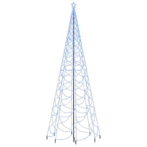 LED-Weihnachtsbaum mit Erdnägeln Tannenbaum Lichterbaum Weihnachtsdeko Beleuchtung Außen Beleuchtet Lichterkette 1400 LEDs Blau 5 m