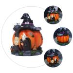 LED Decor 2 Stuks Decoraties In Pompoen Heksenwinkel Nachtkastje Eetkamer Decoratief Oplichtend Ornament Verschillende Lichten Knutselen Donkere LED Craft Lantaarn Griezelig