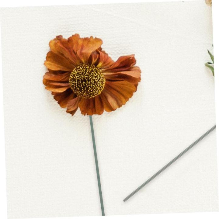 4 Sätze Blütenstiel Gefälschter Blumenstiel Dekorative Blumen Blumenstab Selber Machen Blumenstab Für Party Drähte Blumenstiele Handwerkliche Zweige Plastik Green 11 Stück * 