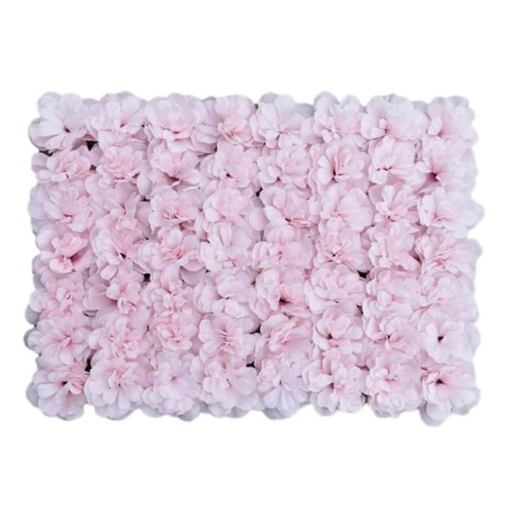 1 stuk 40 cm x 60 cm bloemenwandpaneel, , wandpaneel, bloemen, achtergrond, voor bruiloft, verjaardag, feest, woondecoratie, wanddecoratie, lichtroze E
