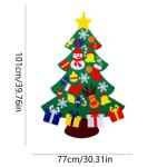 Kid Felt Christmas Tree | Wall Art Decor | Christmas Tree Wall Decor | Felt Christmas Tree | Christmas Tree For Kids Interactive Fun For Children's Rooms, Bedrooms, Dormitories