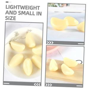 14 Stück Künstliches Knoblauch Gemüse Modell Simuliertes Knoblauchzehen Modell Knoblauch Foto Requisiten Realistische Knoblauchzehen Gefälschtes Gemüse Realistisches Gemüse