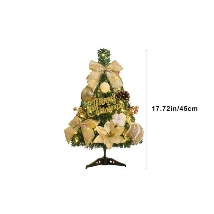 Kerstboom met verlichting 45 cm lichtketting kerstboom mini kerstboom kunstmatige kerstboom kerstdecoratie tafel kerstboom kerstcadeaus