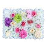 1 stuk 40 cm x 60 cm bloemenwandpaneel, , wandpaneel, bloemen, achtergrond, voor bruiloft, verjaardag, feest, woondecoratie, wanddecoratie, kleurrijk A