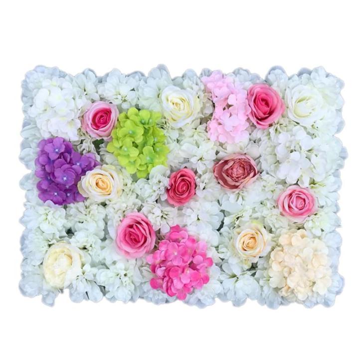 1 stuk 40 cm x 60 cm bloemenwandpaneel, , wandpaneel, bloemen, achtergrond, voor bruiloft, verjaardag, feest, woondecoratie, wanddecoratie, kleurrijk A