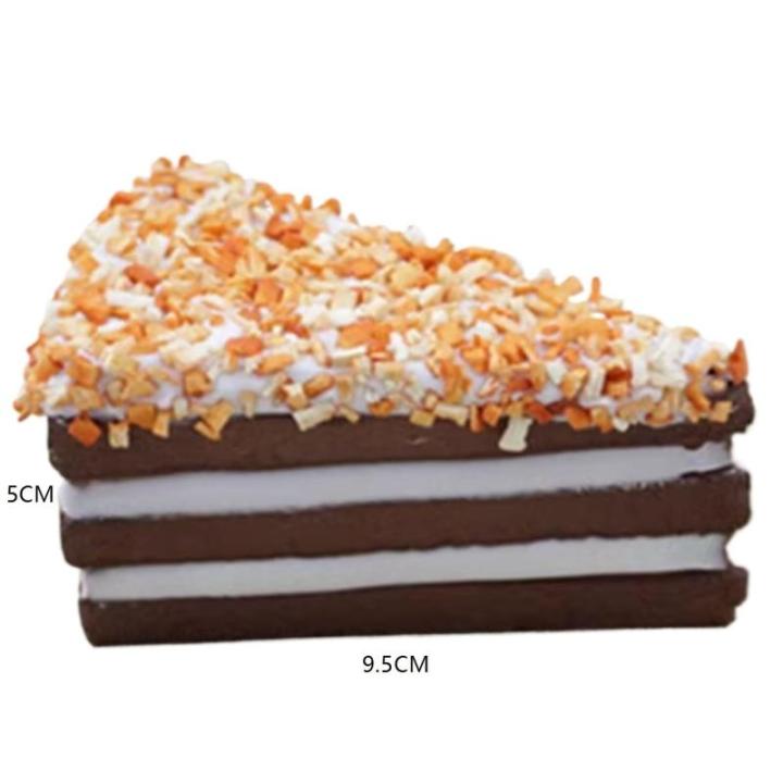 Fake Kuchen künstliche Kuchen 5PCS Gefälschte Kuchen Künstliche Schokolade Mousse Kuchen In Dreieck Form Modell Dekoration Küche Prop Realistisches Essen
