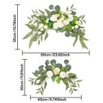 Willkommensschild Hochzeitsdekoration handgefertigte Seidenrosen Empfang Sonnenblumen Akzente dekorative Anzeige
