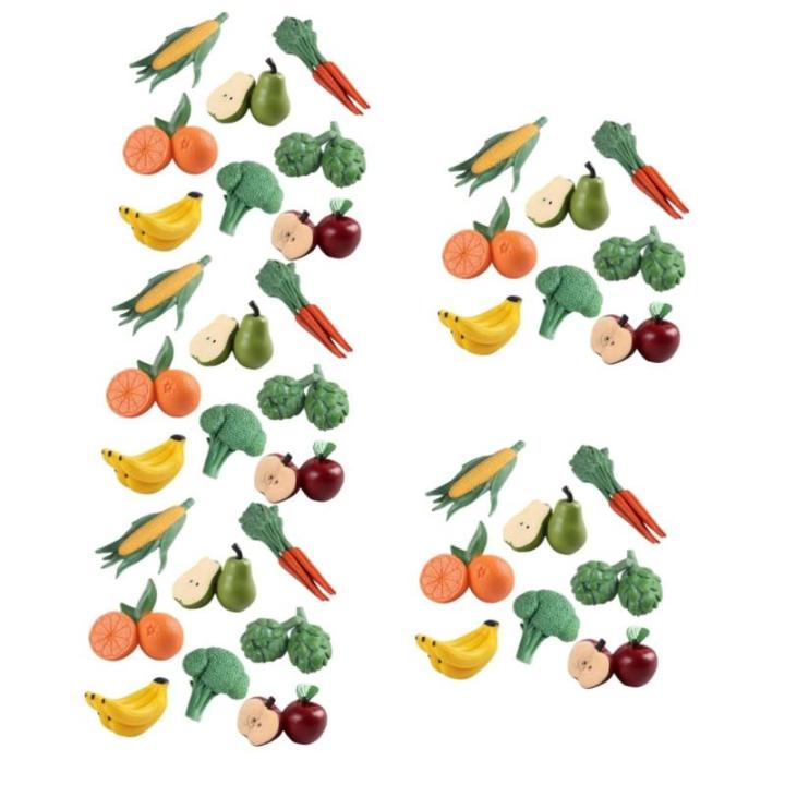 40 STK Obst- und Gemüsemodell Restaurant-Display-Gemüse Künstliche Früchte pflanzendeko genschenkideen künstliche Pflanzen kunstpflanze simuliertes Gemüse künstliche Gemüse