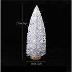 Christmas Tree Tannenbaum KüNstlich Dekoration for Den Innenbereich Mit Albero Di Natale Ovale Bianco Nevoso ChristbäUme Sztuczna(26cm)