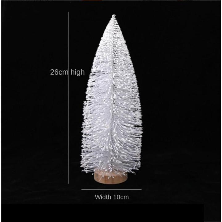 Christmas Tree Tannenbaum KüNstlich Dekoration for Den Innenbereich Mit Albero Di Natale Ovale Bianco Nevoso ChristbäUme Sztuczna(26cm)