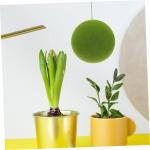 2St Simulierter Moosball Kunstmooskugeln als Vasenfüller fensterdeko selber Machen gartenmoos schmuck kunstpflanze kunstplflanze Party Mooskugel simuliertes Mooskugeldekor Schaum
