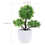 6 STK simulierte Topfpflanze künstlicher Bonsai falsche Pflanzenverzierung kunstpflanze kunstplflanze künstliche Pflanzen Dekor Pflanzen für Schlafzimmer Haustürpflanzen in Tö
