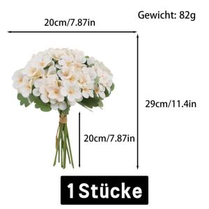 Kunstblumen Schmetterling mit Blätter Künstliche Blume Kunstorchidee Cymbidium Kunstpflanze Hochzeit Blüte Dekoblume Deko Orchideenblüte 1701