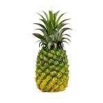 Authentische Ananas Skulptur, Kunstobst Deko für Zuhause, Elegantes Ornament, 10cmx24cm