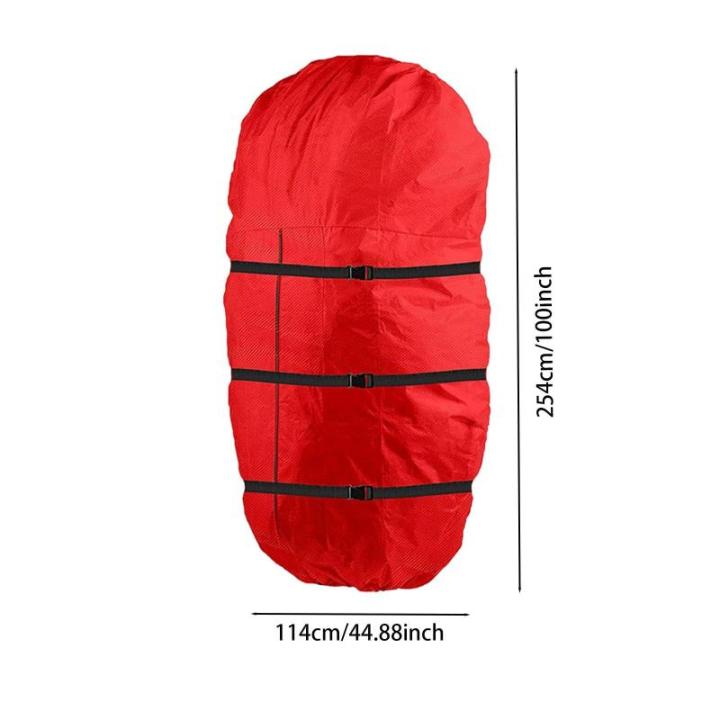 Weihnachtsbaum Aufbewahrungstasche für Stehende Bäume Ohne Ständer, Rot 114 Cmx254 cm