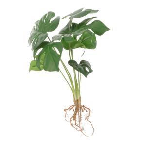 Büro-Faux-Pflanze Lebendiges Monstera-dekor Lebendige Künstliche Pflanze Kunstpflanze Für Den Haushalt Café-dekor Künstliche Monstera-Pflanze Tischplatte Kunstpflanze Plastik 